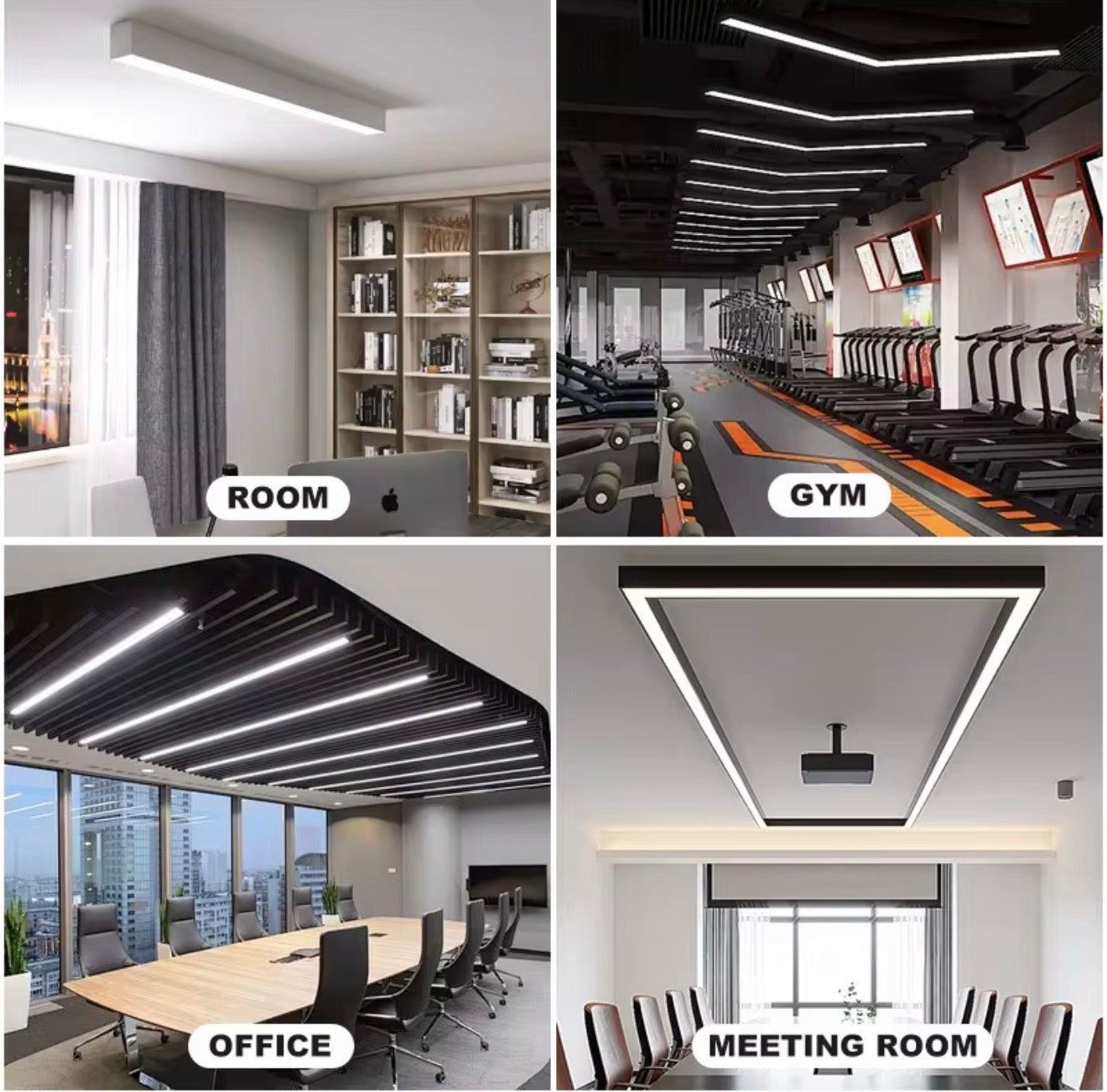 Formbar LED-ljuslinje 4000K, Flimmerfri