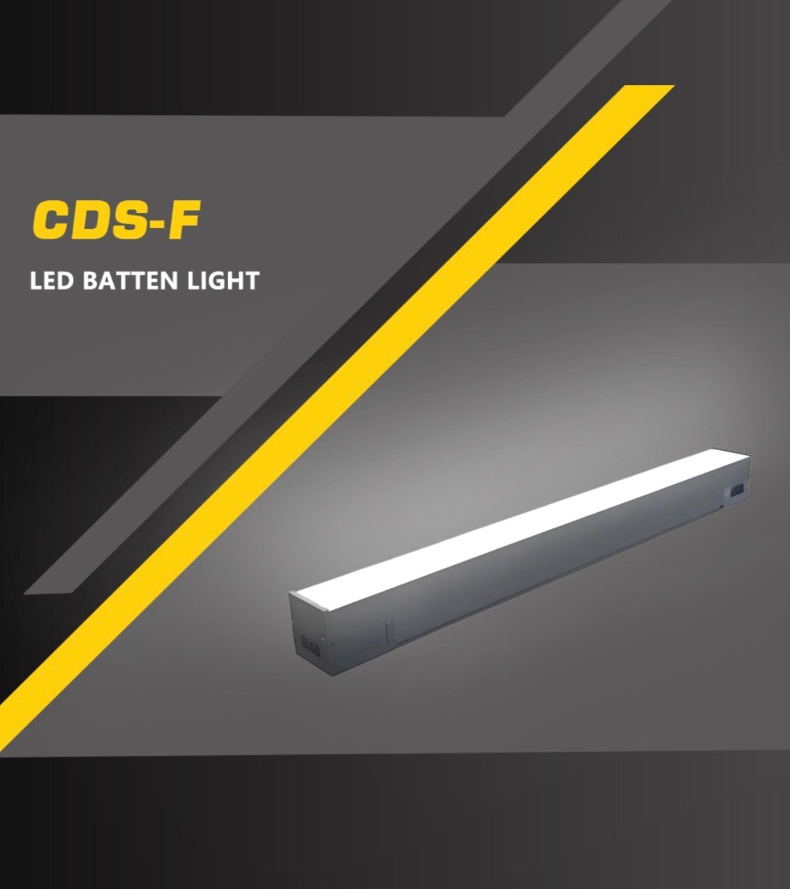 Linjär LED-armatur CDS-F – 4000K Flimmerfri